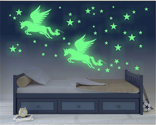Decowalls Autocolant Decorativ pentru Copii Perete Fluorescent 30x60buc