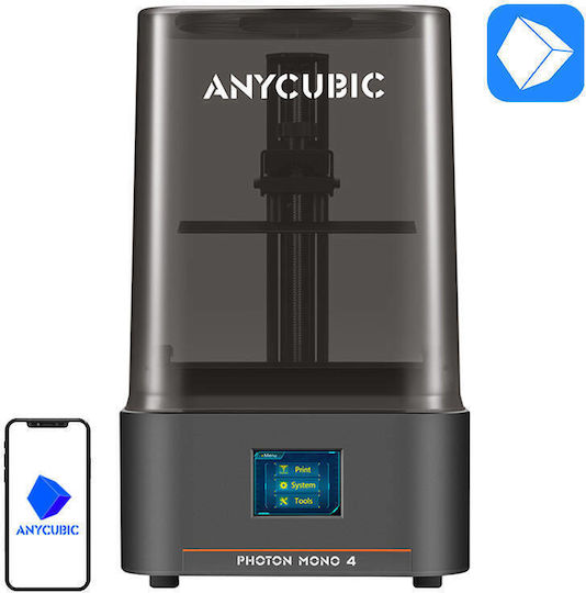 Anycubic Photon Mono 4 Αυτόνομος 3D Printer Ρητίνης με Σύνδεση USB