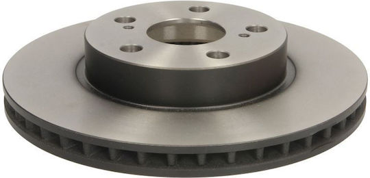 Front Brake Disc Right Left Trw Toyota Prius 1.5h 03 09-12 09 255mm 5 Holes Ventilated Coated 22mm Thickness 49.3mm Height