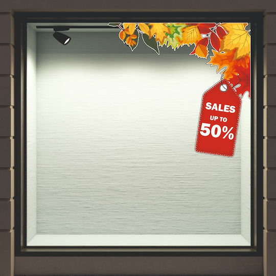 Schaufensteraufkleber Rabatte 44 120cm X 110cm