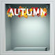 Herbst Schaufensteraufkleber 43 50cm x 16cm