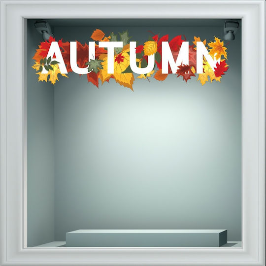 Herbst Schaufensteraufkleber 43 50cm x 16cm