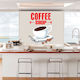 Αυτοκόλλητο Τοίχου Coffee Shop 50cm X 56cm
