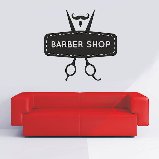 Αυτοκόλλητο Τοίχου Barber Shop 10 100cm X 90cm
