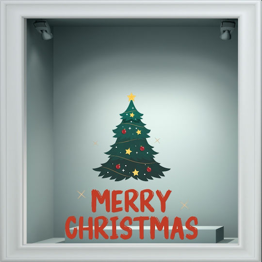 Christmas Sticker Merry Christmas 02 80cm X 72cm