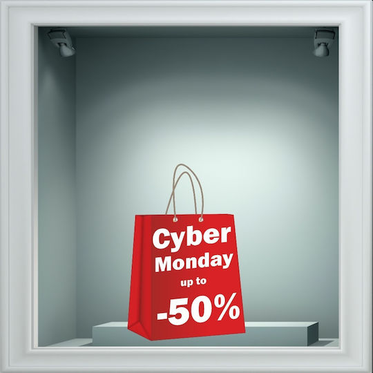 Sticker Reducere Cyber Monday 4 50cm X 32cm