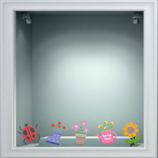 Frühlingsverkauf Fensteraufkleber 21 50cm x 10cm