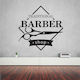 Wall Sticker Traditional Barber Shop 01 100cm X...