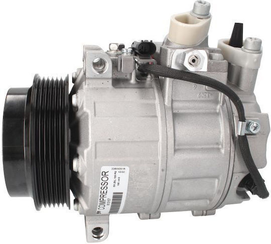 Valeo Air Conditioning Compressor Mercedes C Class 204 2007> Dcs 12v R134a Pulley 114.4mm Pag Oil 46 190ml 6 Grooves
