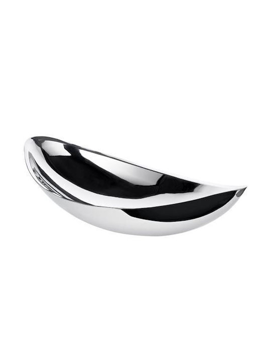 Serving Halifax Gondola Decorative Bowl Silver 40cm