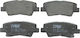 TRW Rear Disc Brake Pads Set Hyundai Accent IV Elantra V I30 1.6-2.0 09.10 Height 41.2mm Width 99.8mm Thickness 15.5mm