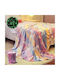 Decke Vlies Leuchtend Unicorns 150x200cm