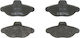 Set Plăcuțe De Frână Partea Din Față Fiat Cinquecento Panda Punto Seicento 0.7-1.2 Înălțime 54.8mm Lățime 114.9mm Grosime 16.2mm Trw Automotive