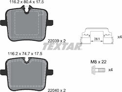 Textar Car Brake Pads Set Textar Car Brake Pads Set