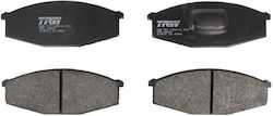Set Plăcuțe De Frână Disc Partea Din Față Trw Nissan 280zx Zxt Patrula Toyota Coroană Înălțime 53.4mm Lățime 142.0mm Grosime 17.0mm