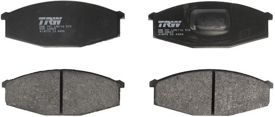 Set Plăcuțe De Frână Disc Partea Din Față Trw Nissan 280zx Zxt Patrula Toyota Coroană Înălțime 53.4mm Lățime 142.0mm Grosime 17.0mm