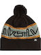 Summit Pom Pom Beanie Beanie Knitted in Black color