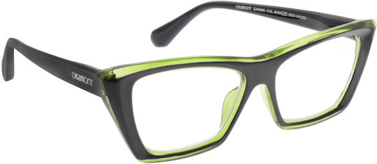 Oramont Women's Reading Glasses +2.75 in Green color 9085
