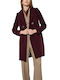 Passager Women's Coat Burgundy