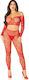 Leg Avenue Crop Top Red
