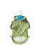 Vitakraft Reflective Strips Green Waterproof Dog Coat with 25cm Back Length