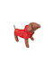 Woofmoda Hundemantel Wasserdicht Rot XSklein / XXXLarge mit Rückenlänge 55 cm.