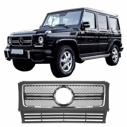 Mercedes-Benz G-class W461 W463 90-15 AMG G55/G65 Look Black Chrome 1 Piece