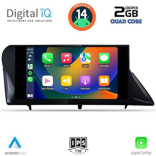 Digital IQ Ηχοσύστημα Αυτοκινήτου για Lexus RX 2009-2014 (Bluetooth/USB/AUX/WiFi/GPS/Apple-Carplay/Android-Auto) με Οθόνη Αφής 9"