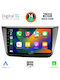 Digital IQ Auto-Audiosystem für Seat Altea 2004-2015 (Bluetooth/USB/AUX/WiFi/GPS/Apple-Carplay/Android-Auto) mit Touchscreen 9"