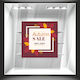 Autumn Sale Window Sticker 14 70cm X 70cm