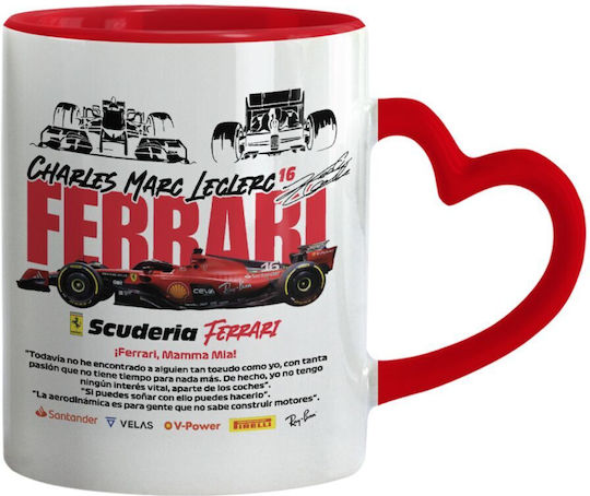 Koupakoupa F1 Ferrari Becher Keramik Rot 330ml