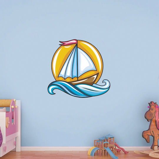 Wandsticker Kleines Boot 50cm x 50cm