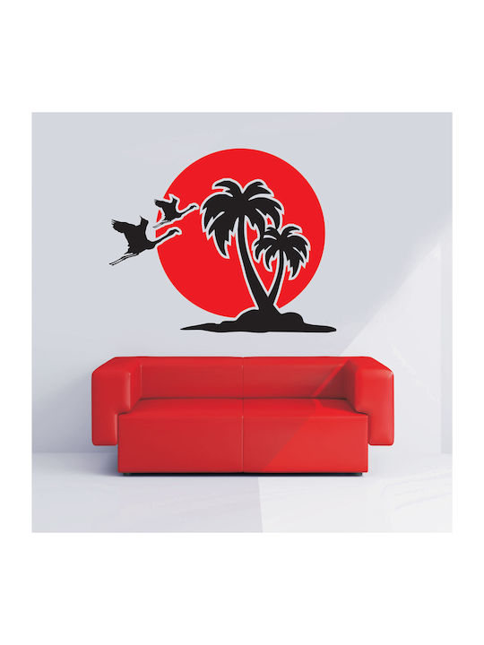 Autocolant de Perete Insulă Tropicală 100cm X 85cm