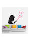 Wandsticker Verstreute Herzen 120cm x 95cm