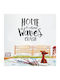 Wandsticker Zuhause Ist 120cm X 120cm