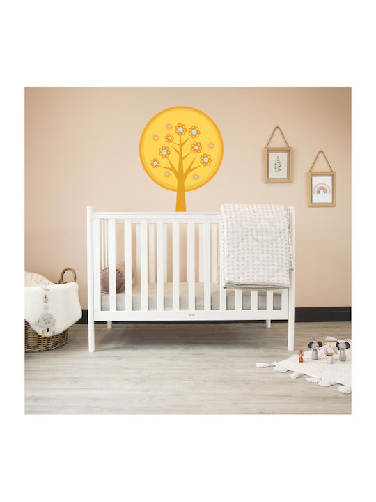 Yellow Tree Wall Sticker 50cm X 40cm