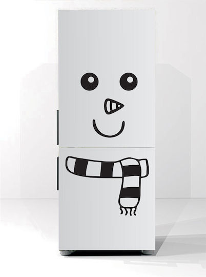 Schneemann Kühlschrankaufkleber 30cm x 50cm