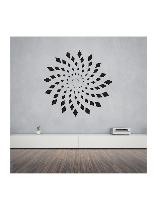 Autocolant de Perete Diamante Spiralate 90cm X 90cm