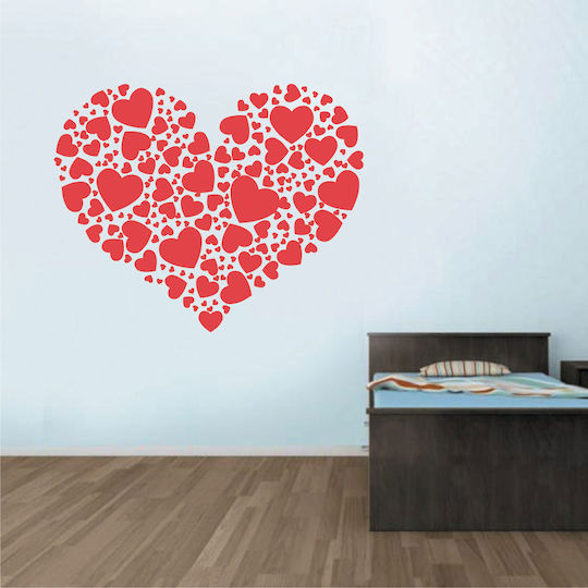 Herz Wandsticker Herzen 30cm x 30cm