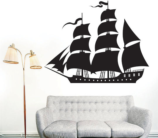 Segelboot Wandsticker 2 120cm x 95cm