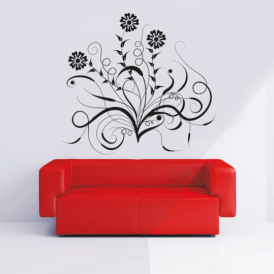 Αυτοκόλλητο Τοίχου Flowers 70cm X 70cm