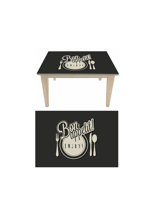 Αυτοκόλλητο Τραπεζιού Bon Appetit 3 60cm X 40cm