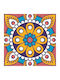 Vintage Tile Sticker 49 Set of 5 Pieces 50cm X 50cm