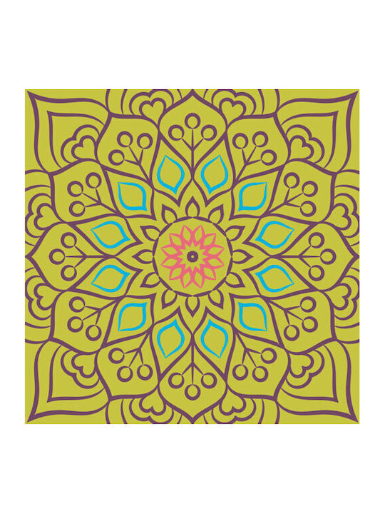 Vintage Tile Sticker 51 Set of 5 Pieces 60cm X 60cm