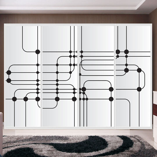 Αυτοκόλλητο Ντουλάπας Κύκλωμα 100cm X 70cm