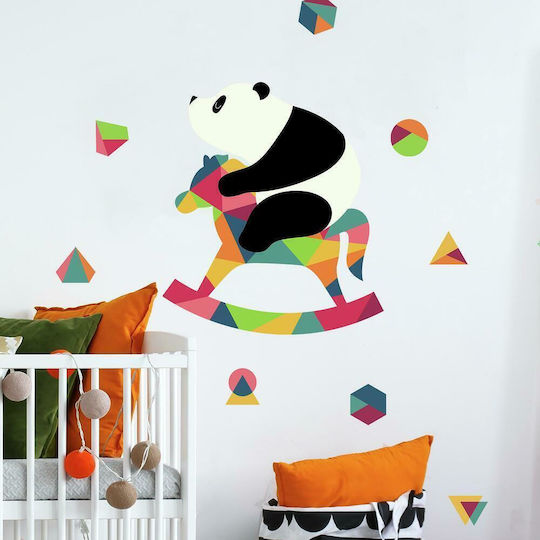 Roommates Wandsticker "Schaukelpferd Panda" RMK4118