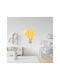 Sticker de Perete cu Animale în Balon cu Aer Cald 4 31cm X 50cm