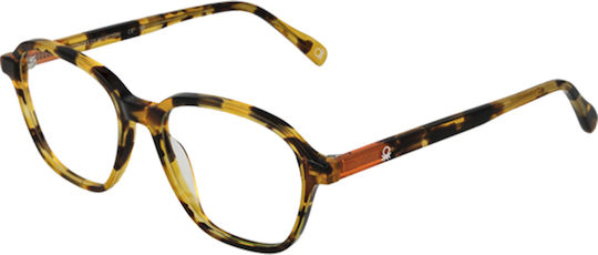 Benetton Weiblich Kunststoff Brillenrahmen Braun BEO1099 103