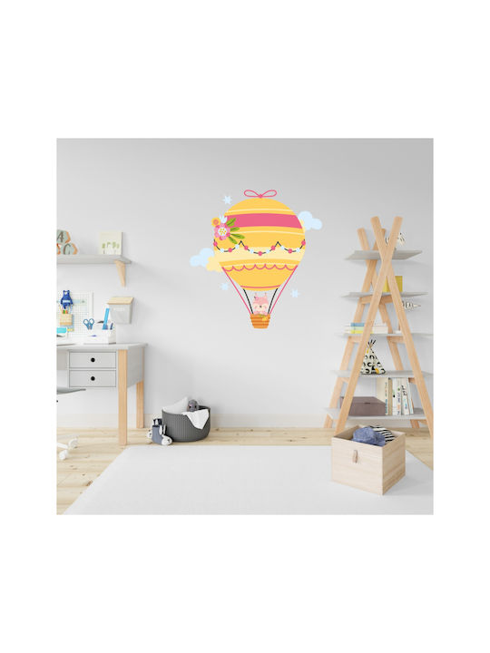 Hot Air Balloon Animals Wall Sticker 6 120cm X 125cm