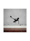 Wall Sticker Football Player 08 40cm X 36cm